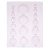 Lind Kitchen 2PCS 3-Row Paper Quilling Tools Concave-Convex Spherical Styler