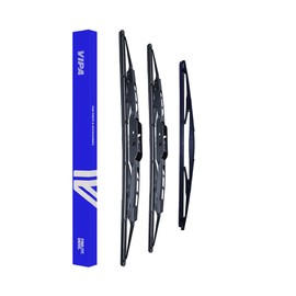 Premium Vipa Wiper Blade Set | fits: MITSUBISHI GRANDIS MPV (Apr 2004 to Dec 2011) | All-Weather Performance | Durable, Streak-Free Windshield Wipers | Easy Installation