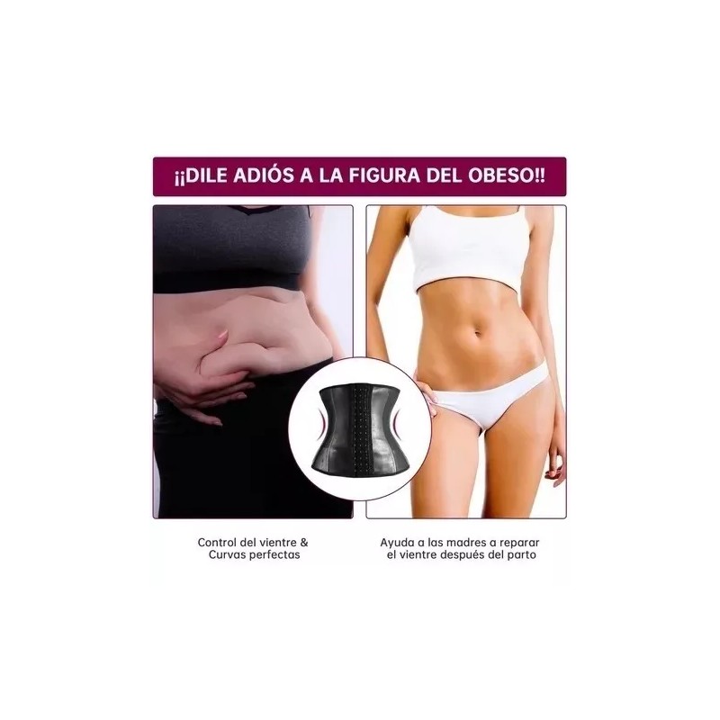 CNZHENGRUI-MXF Faja Reductora De Látex De 4 Hileras Con Broches