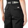 Dickies Women's Cropped Cargo Pant, Black, 26