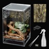 Jumping Spider Enclosure Set,5.9 * 5.9 * 9.84 inch