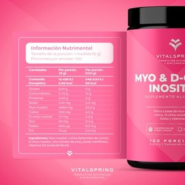 Myo & D-Chiro Inositol 40:1 |120 días de duración con Colina, Zinc, Methyl Folate y D3.