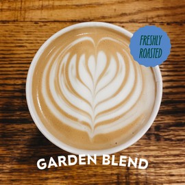 Bent Tree Coffee Roasters Organic Coffee, 12oz (Garden Blend) Whole Bean Coffee, Dark Roast, USDA Organic, Gingerbread, Honeycrisp Apple, Fresh Bread, Cranberry Aftertaste