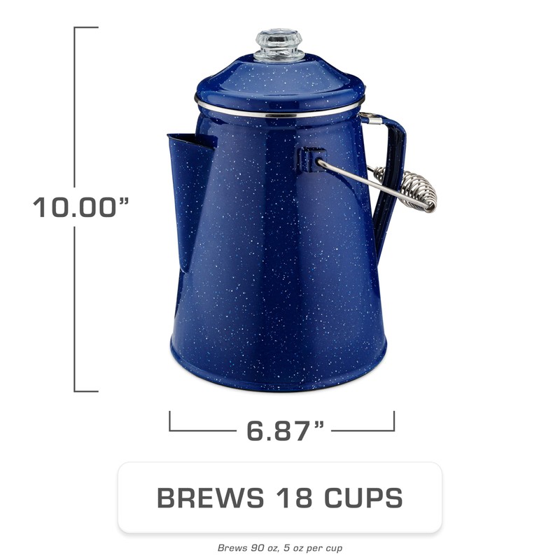 COLETTI Classic Percolator Coffee Pot — The Most Nostalgic Camping
