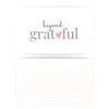 ITZAMNA Chic Gratitude Note Cards 100 Cards Business Card Size