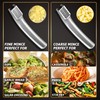 Garlic Press Stainless Steel with Two Detachable Handles for Fine