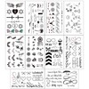 Qpout 300+ Temporary Tattoos for Women, Girls, Men, Boys, Children,