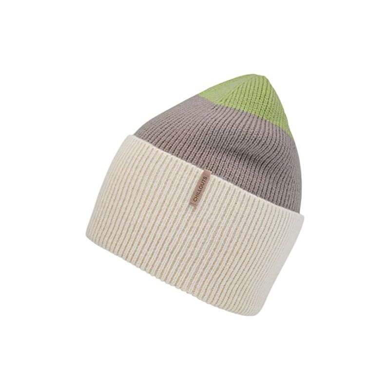 CHILLOUTS Women's Tam Hat Winterm TZE, Cream/Taupe, One Size EU,