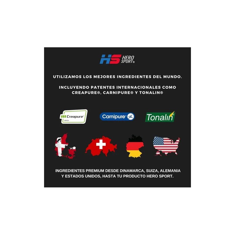 Creatina Creapure 200gr Hero Sport 40 Servicios