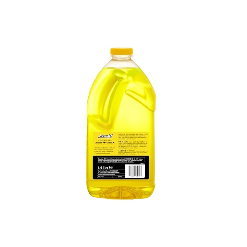 Formula 1, 615032, Shampoo con Cera De Carnauba, 1.9 L