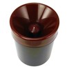 Plastic Spittoon – Cone 10 Black & Bordeaux – Capacity