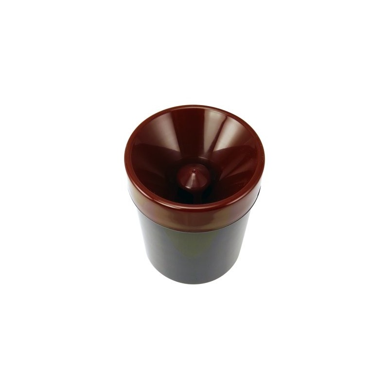 Plastic Spittoon – Cone 10 Black & Bordeaux – Capacity