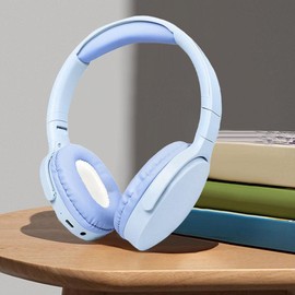 Over-ear bluetooth wireless headphones, stereo - low noise - light and comfortable - foldable rhythm headphones Open Ear - Color: green