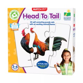 The Learning Journey New - The Learning Journey Match It! - Head to Tail - Ages 3-6 | 1+ players