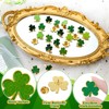 Kigeli 72/108/144 Pcs Shamrock Pins Party Accessories Gift Clover Lapel