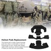 Helmet Lining Set Nylon Sponge Helmet Pads Chin Strap Replacement