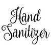 Hand Sanitizer 6w x 4.5h Label | Bathroom Organization |