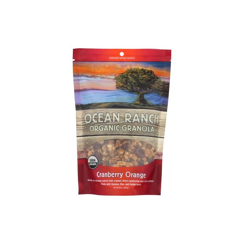 OCEAN RANCH ORGANICS Organic Cranberry Orange Granola, 10 OZ