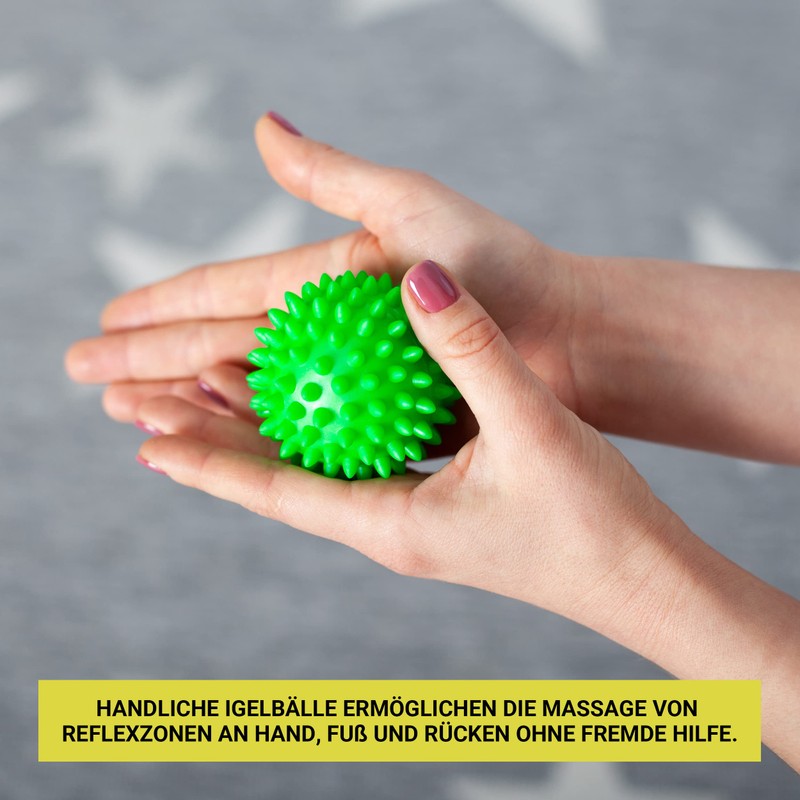 MSPORTS Massage Ball Set of 5 Hedgehog Balls