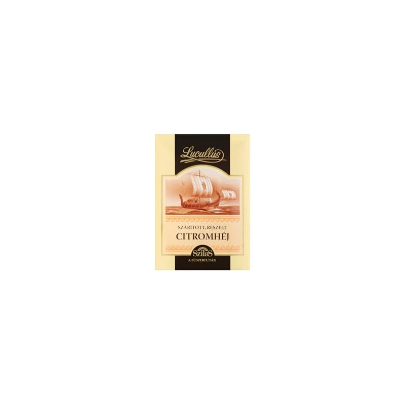 Lucullus Grated Lemon Peel, Dried and Ground, 10 g, Pack