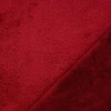 Double Sided Coral Cuddle Fleece Fabric Material - Bordeaux