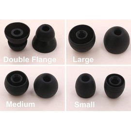 JNSA Replacement Ear Tips Silicone Earbuds Buds Set for Powerbeats Pro Beats Wireless Earphone Headphones,[upgrade] 16PCS 8 Pairs,Black