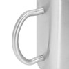 Stainless Steel Mug with Handle Lid DoubleLayer Heat Insulation Cup