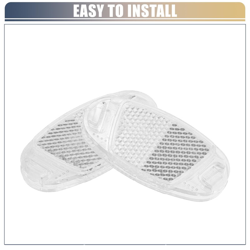 X AUTOHAUX Bicycle Reflector Bike Warning Reflector for Bicycles 3.70"x1.61"x0.39"