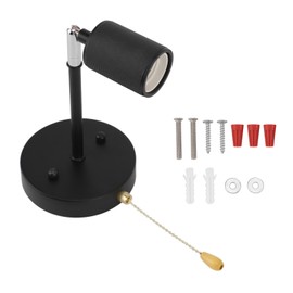 Rustic Wall Sconce Retro Pull Chain  E26 Adjustable Up Down Angle Adjustable Farmhouse Wall Lamp for Aisle Living Room