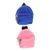 Gatuida 2 Pcs Lightweight Zipper School Bags for Dolls with
