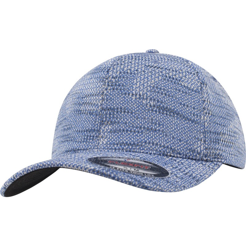 Flexfit Jacquard Knit Caps, Blue, S/M