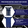 HexSizer Heavy Hex Nut, Bolt & Stud Gauge Tool &