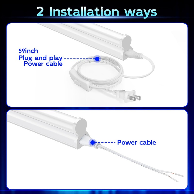 hykolity 10 Pack LED Shop Light 4FT, T5 Integrated Single