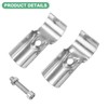 M METERXITY 4-Pack Structural Pipe Connector, T Clamps Stainless Steel