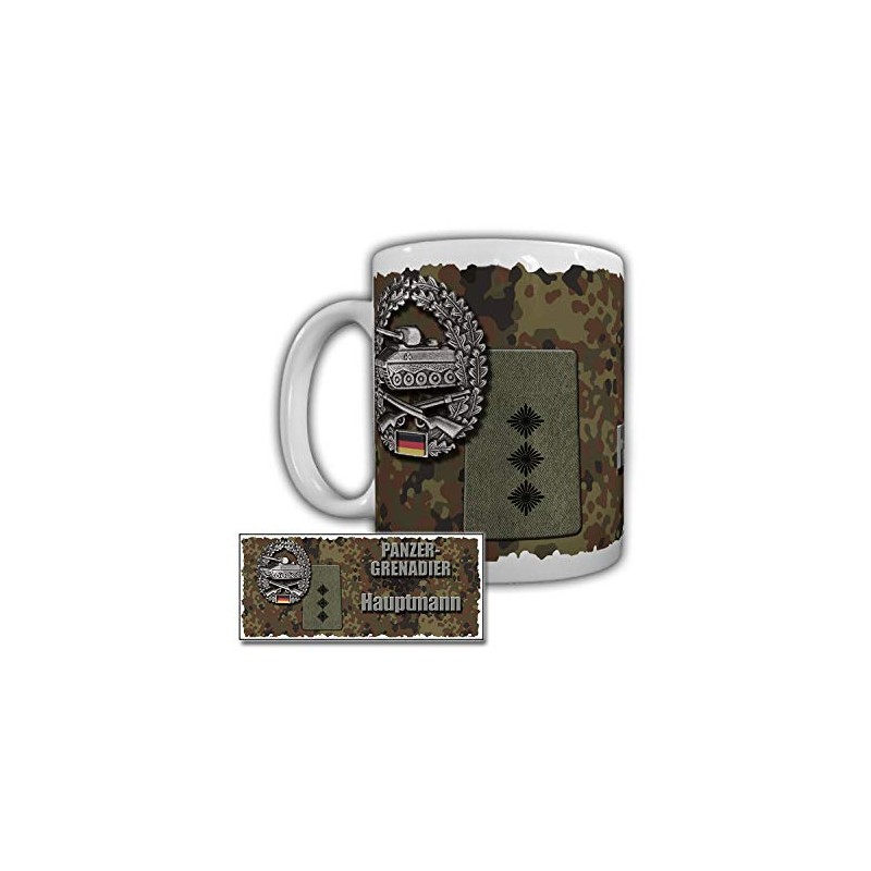 #29865 Cup Tank Grenadier Hauptmann Panzer Brigade 12 Bean German