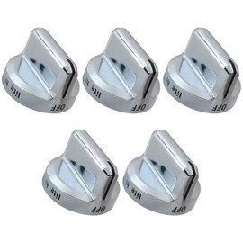 Xspeedonline 5304502763 for Frigidaire Gas Stove Knob, 5304509064, A026804 Replace for Frigidaire Stove Knob Replacement, Compatible with Stove FGGF3035RF FGGF3045RF DGGF3046RF (5-Pack)