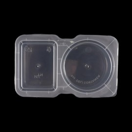 Nicear 15 Stück Doppelte Gewürzbehälter Mit Deckeln Doppelter Fach Gewürzbehälter Für Camping Reisen Einfach Zu Reinigen