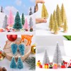 50pcs Mini Christmas Tree Artificial Christmas Tree Table Christmas Tree