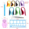 Quilling Kit y Papel Set 12pcs Set 700hojas Color DIY