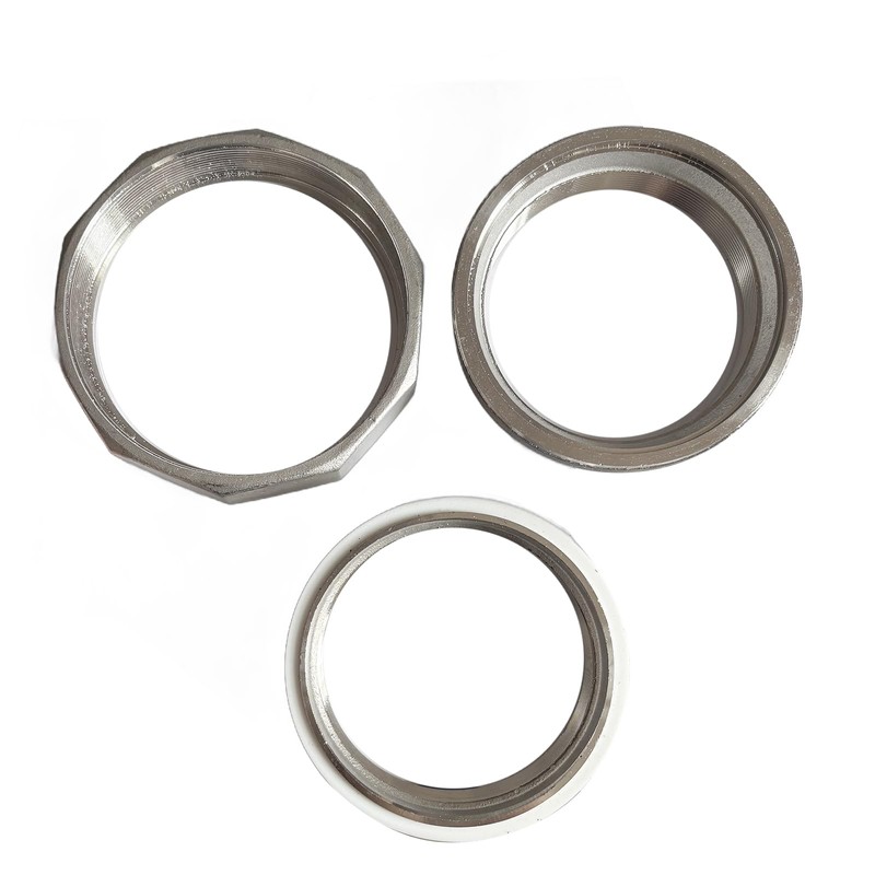 LOZOME 4" Union Pipe 304 Stainless Steel NPT Female Thread