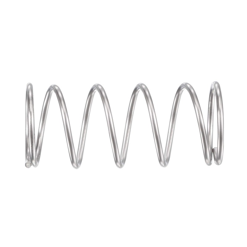 sourcing map Compression Spring, 304 Stainless Steel Compression Springs, Silver