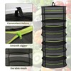 ROSYLEVE Drying Net Herbs 6-Layer Herb Dryer Hanging with S-shaped