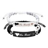 Tobestu Her Beast and His Beauty Bracelet Set Couples Heart