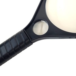 Treasure Gurus Large Handheld 3X Magnifying Reading Glass 4X XL Huge Office Desk School Magnifier Lens