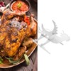 Stainless Steel Chicken Stand Removable Portable MotorcycleShape BBQ Roaster Stand