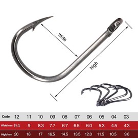 ZRUOYI Joyiii Small Fishing Hooks with Mono Line,Super Strong Sharp Fishing Hook on Nylon Fishing Line Fishing Accessories for Baits (8#(4.4lb-7.7lb))