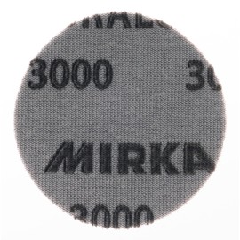 Mirka Abralon J3 Sanding Pad Polishing Pad 77 mm 3000 Grit, 20/Pack, for Sanding and Polishing Paint, Wood, Plastic