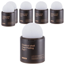 Mediheal Chestnut Peel Exfoliating Smooth Texture Pads 240ml, 60 Sheets, 6 Packs / 메디힐 율피 각질 매끈결 패드 240ml, 60매입, 6개