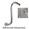 S Shaped Shower Head Riser Pipe, Shower Head Extender Arm