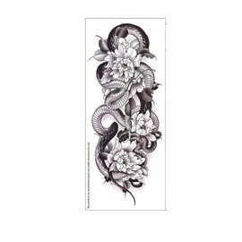 Dragon Tattoos Stickers for Women Temporary Long Lasting Temp Dragon Temporary Tattoos for Adults (TTS04)